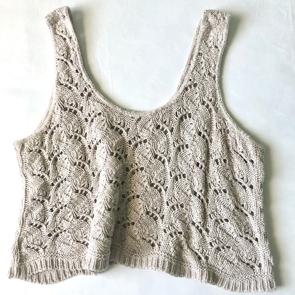 🪴2/$15🪴Anchor Blue Knitted crop top